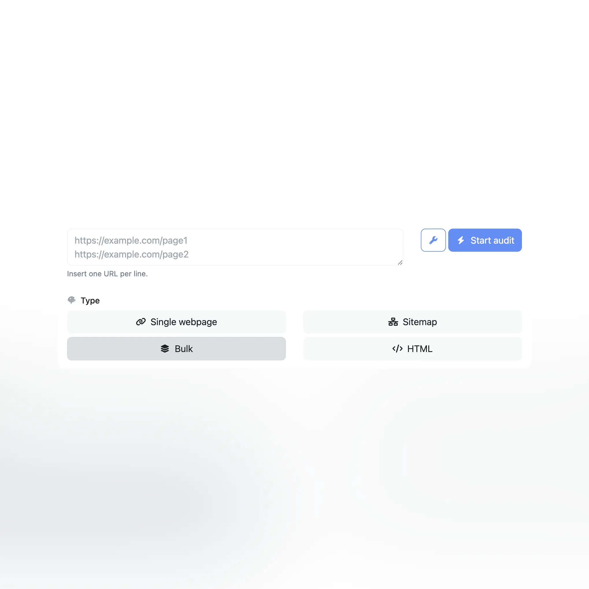 SEO audit generator
